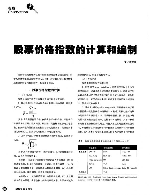 股票价格如何计算-1